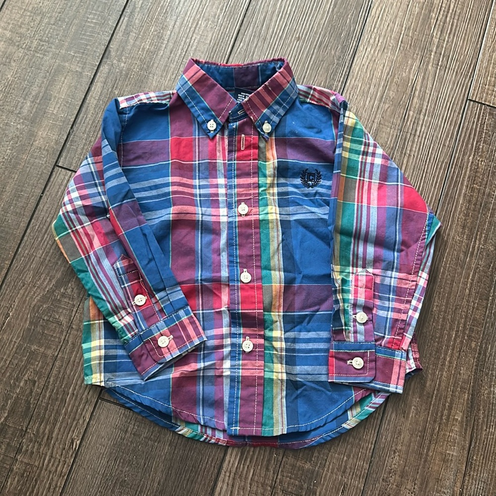 Toddler button up